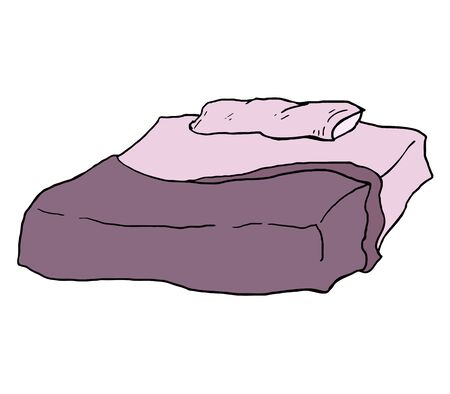 bed illustrationのイラスト素材