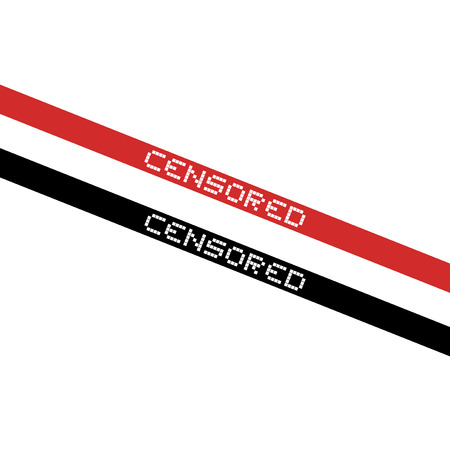 censored symbolのイラスト素材