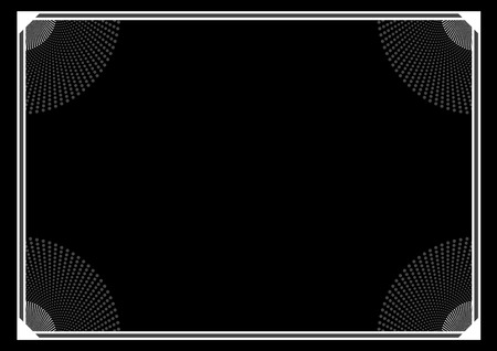 nice ornate frame designのイラスト素材