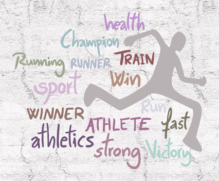 Color run iconの写真素材