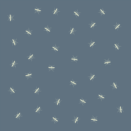 insect patternのイラスト素材