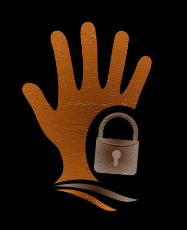 hand lock icon