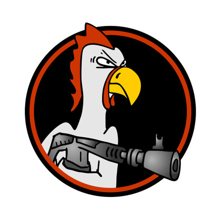 chicken armyのイラスト素材