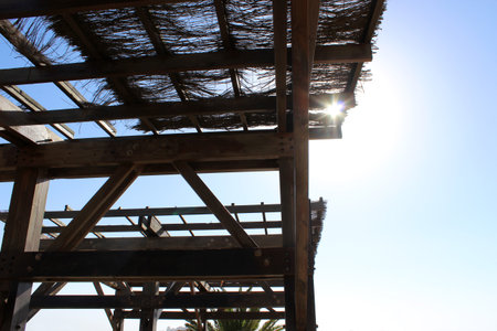 old wood structureの写真素材