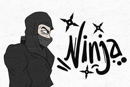 ninja designの写真素材