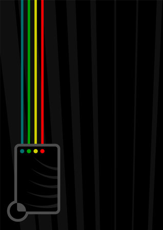 imaginative tech backgroundのイラスト素材