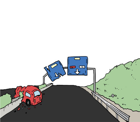 old highwayのイラスト素材