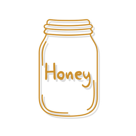 honey bottle iconのイラスト素材