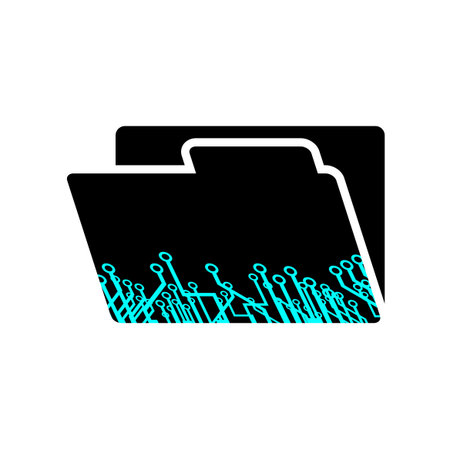 imaginative folder iconのイラスト素材