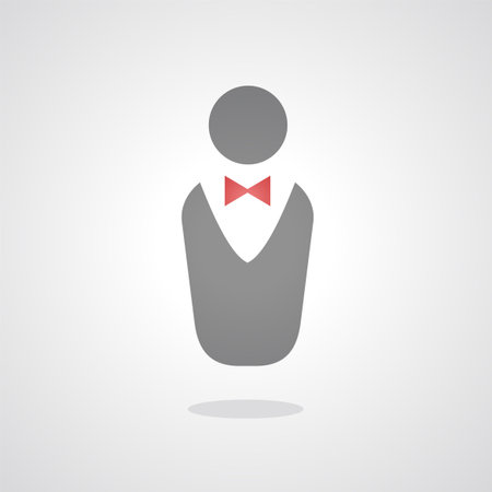 elegant jacket iconのイラスト素材