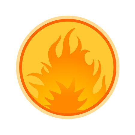 fire iconのイラスト素材