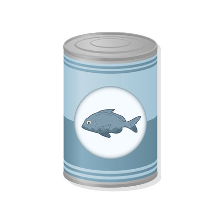 fish metal canのイラスト素材