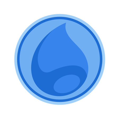 drop iconのイラスト素材