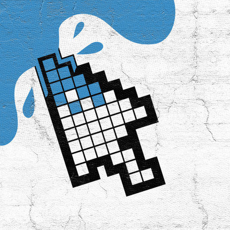 Point arrowsの写真素材