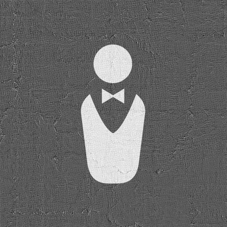 elegant jacket iconの写真素材