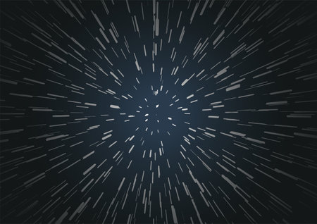 Hyperspace speed travel backgroundのイラスト素材