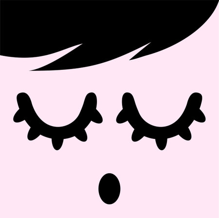 nice sleeping faceのイラスト素材