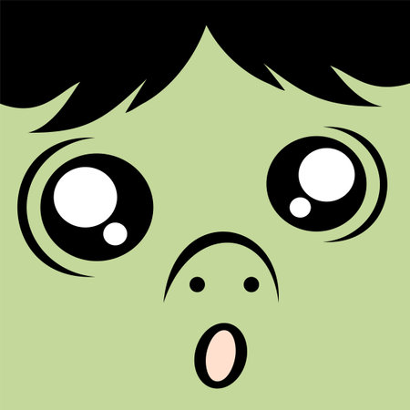 ugly faceのイラスト素材