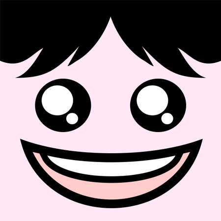 happy expressionのイラスト素材