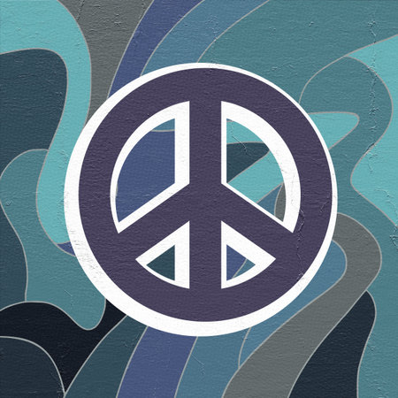 peace symbolの写真素材