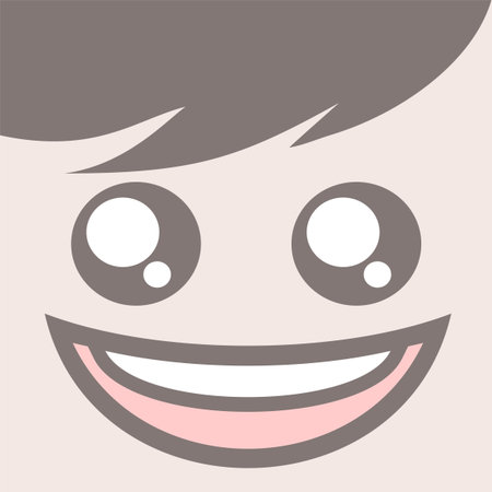 happy expressionのイラスト素材