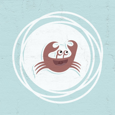 funny crabの写真素材