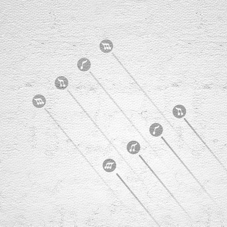elegant music symbols backgroundの写真素材
