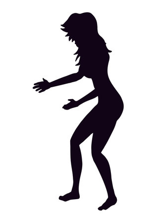 Body woman illustration.のイラスト素材
