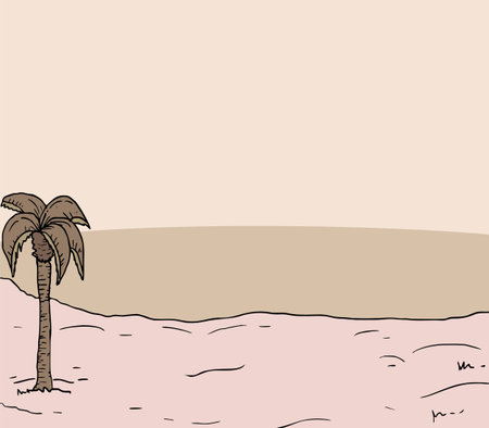 Beach illustrationのイラスト素材