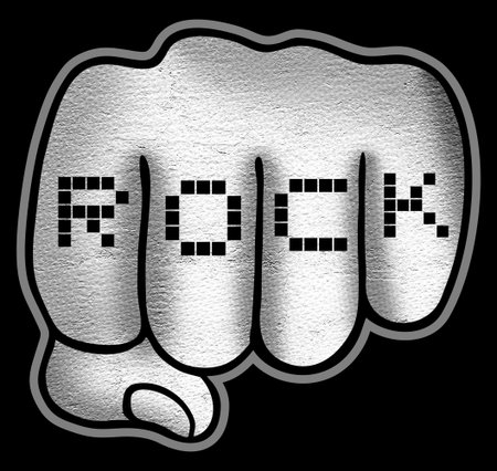 rock symbolの写真素材