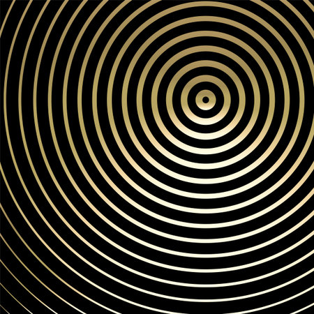 creative concentric circles backgroundのイラスト素材