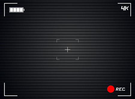 Video cam view illustration.のイラスト素材