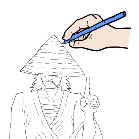 hand drawingのイラスト素材