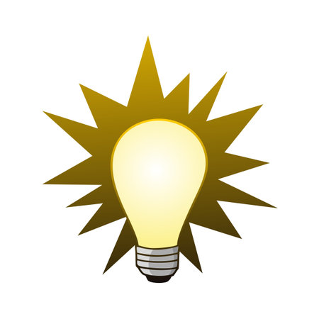 Creative bulb iconのイラスト素材