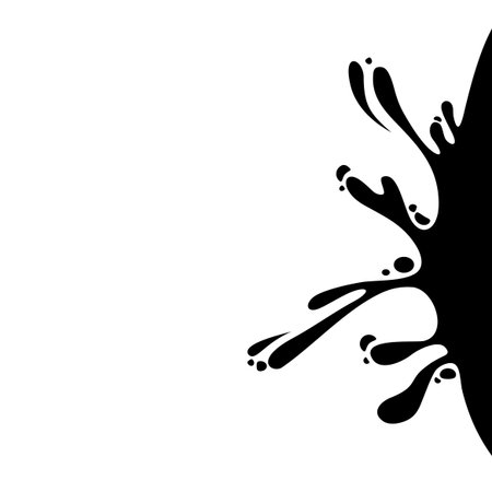 Black ink designのイラスト素材