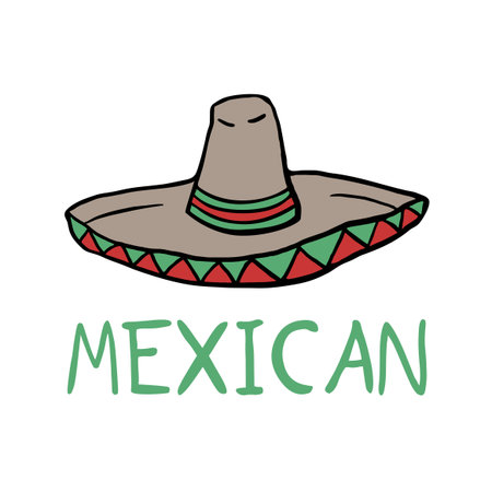 mexican hatのイラスト素材