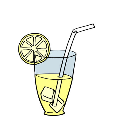 lemonade illustrationのイラスト素材
