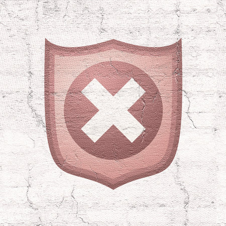 shield protect emblemの写真素材