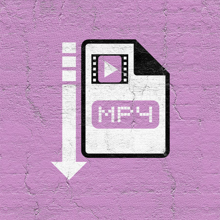 computer video file iconの写真素材