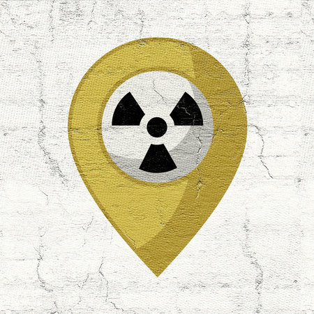 radiation zoneの写真素材