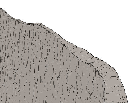 Creative rock mountain wayのイラスト素材