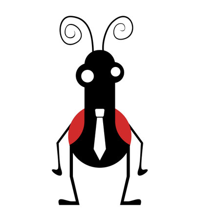 Imaginative insect illustrationのイラスト素材