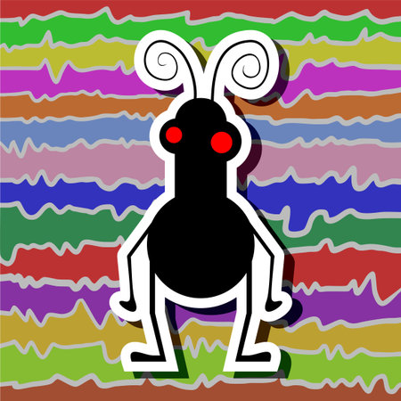 Imaginative insect illustrationのイラスト素材