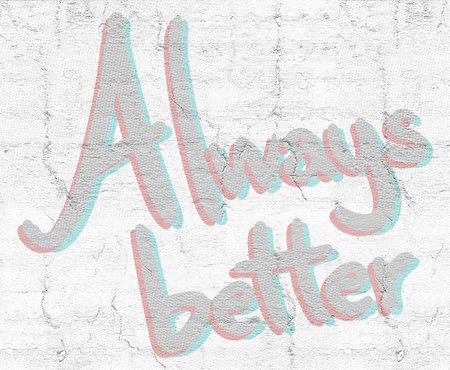 Always betterの写真素材