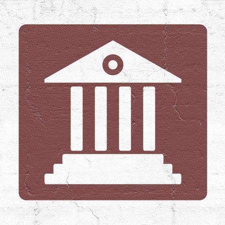 courthouse iconの写真素材