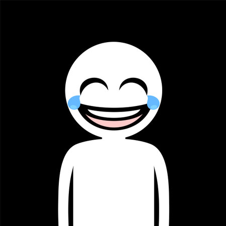 laughing faceのイラスト素材