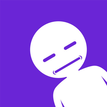 Angry face icon.のイラスト素材