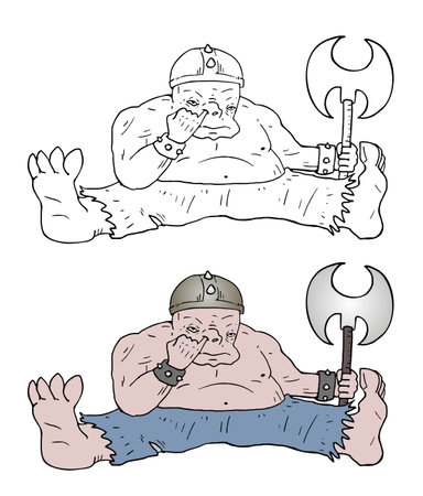 Sketch of an imaginative creature.のイラスト素材