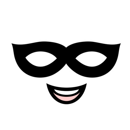 mask iconのイラスト素材