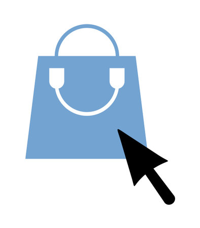 shop bag iconのイラスト素材